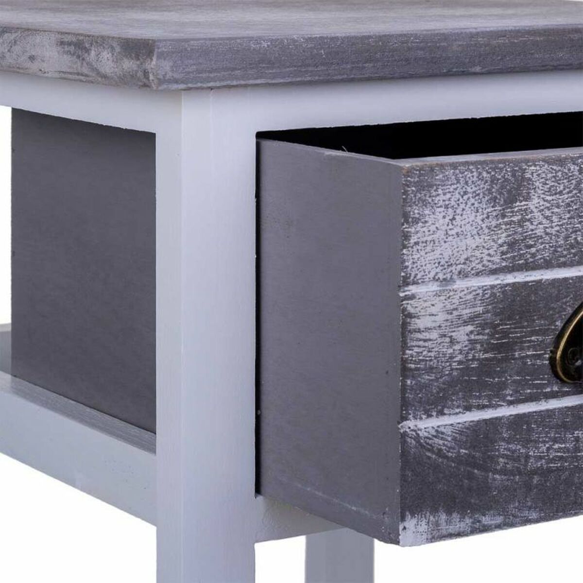 Nightstand Alexandra House Living White 30 x 63 x 30 cm-2