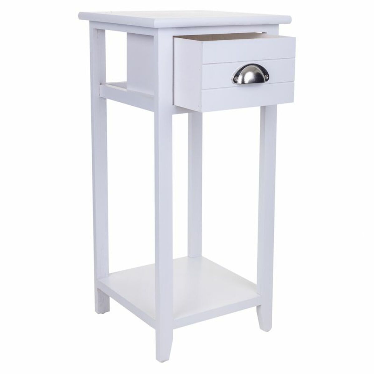 Nightstand Alexandra House Living White 30 x 63 x 30 cm-1