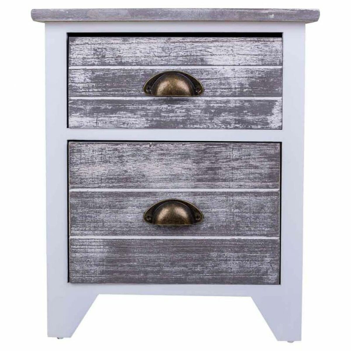 Nightstand Alexandra House Living White 28 x 45 x 38 cm-5