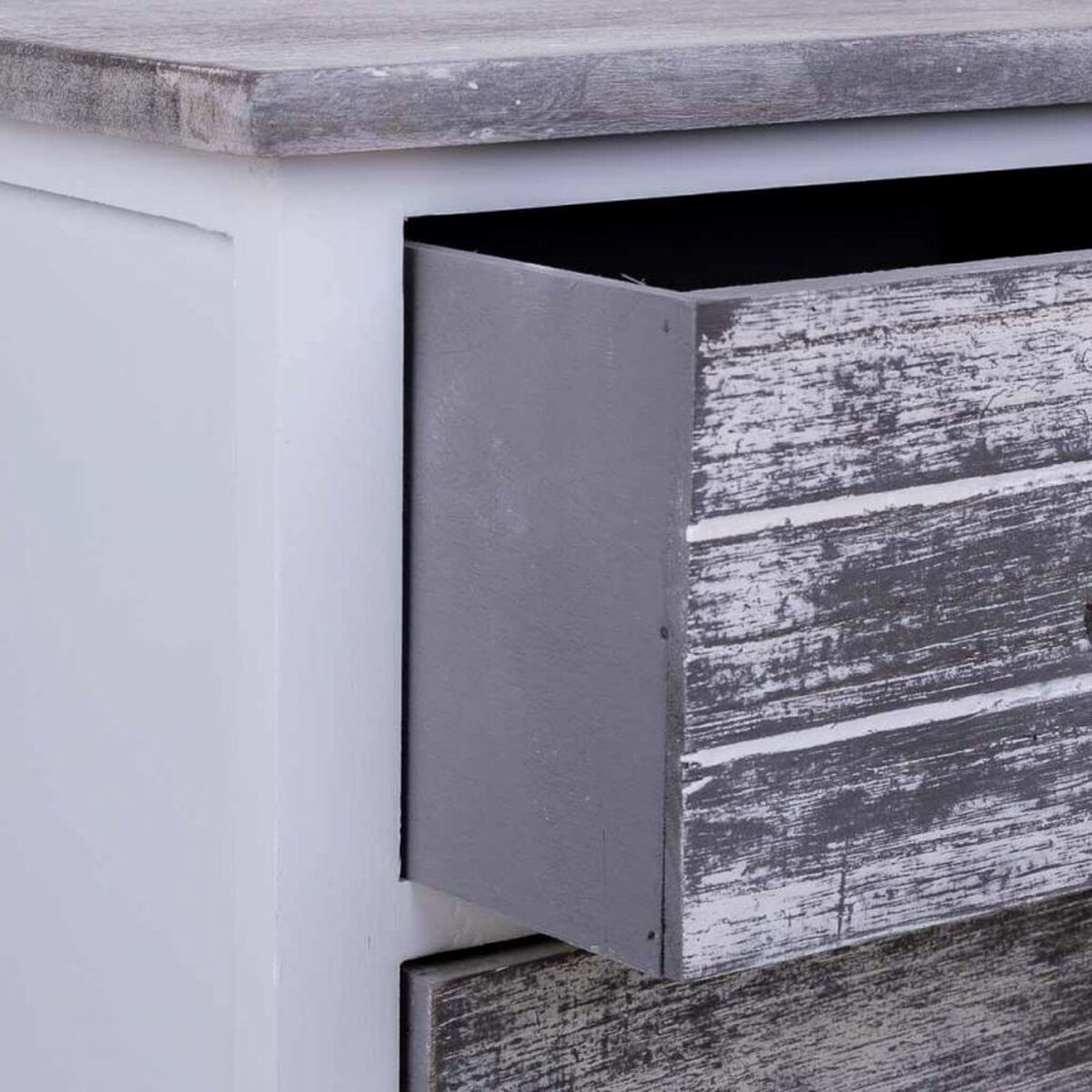Nightstand Alexandra House Living White 28 x 45 x 38 cm-2