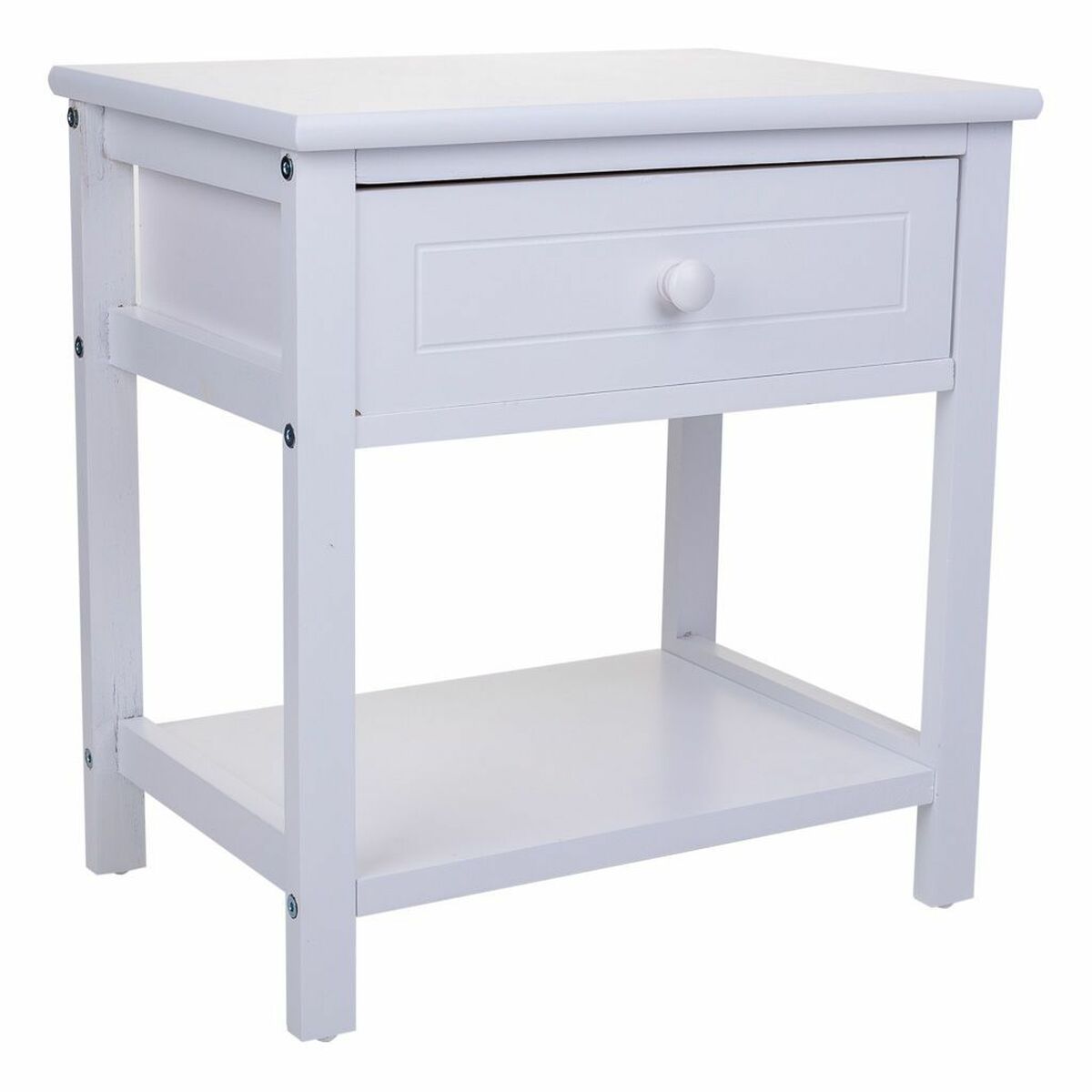 Nightstand Alexandra House Living White 29 x 42 x 40 cm-0