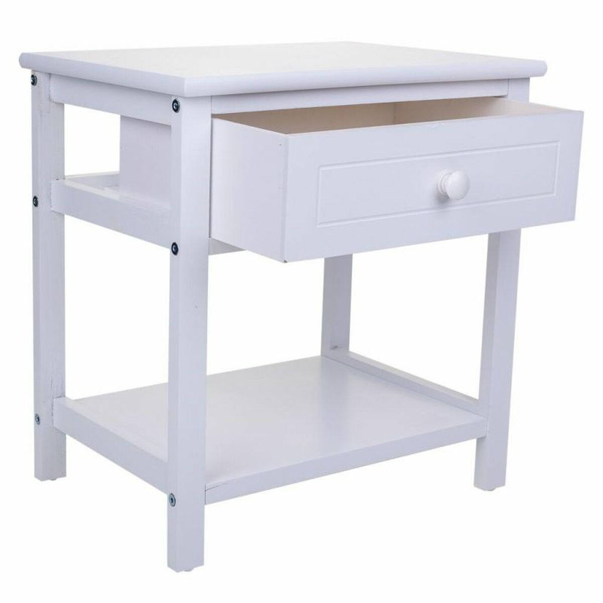 Nightstand Alexandra House Living White 29 x 42 x 40 cm-6