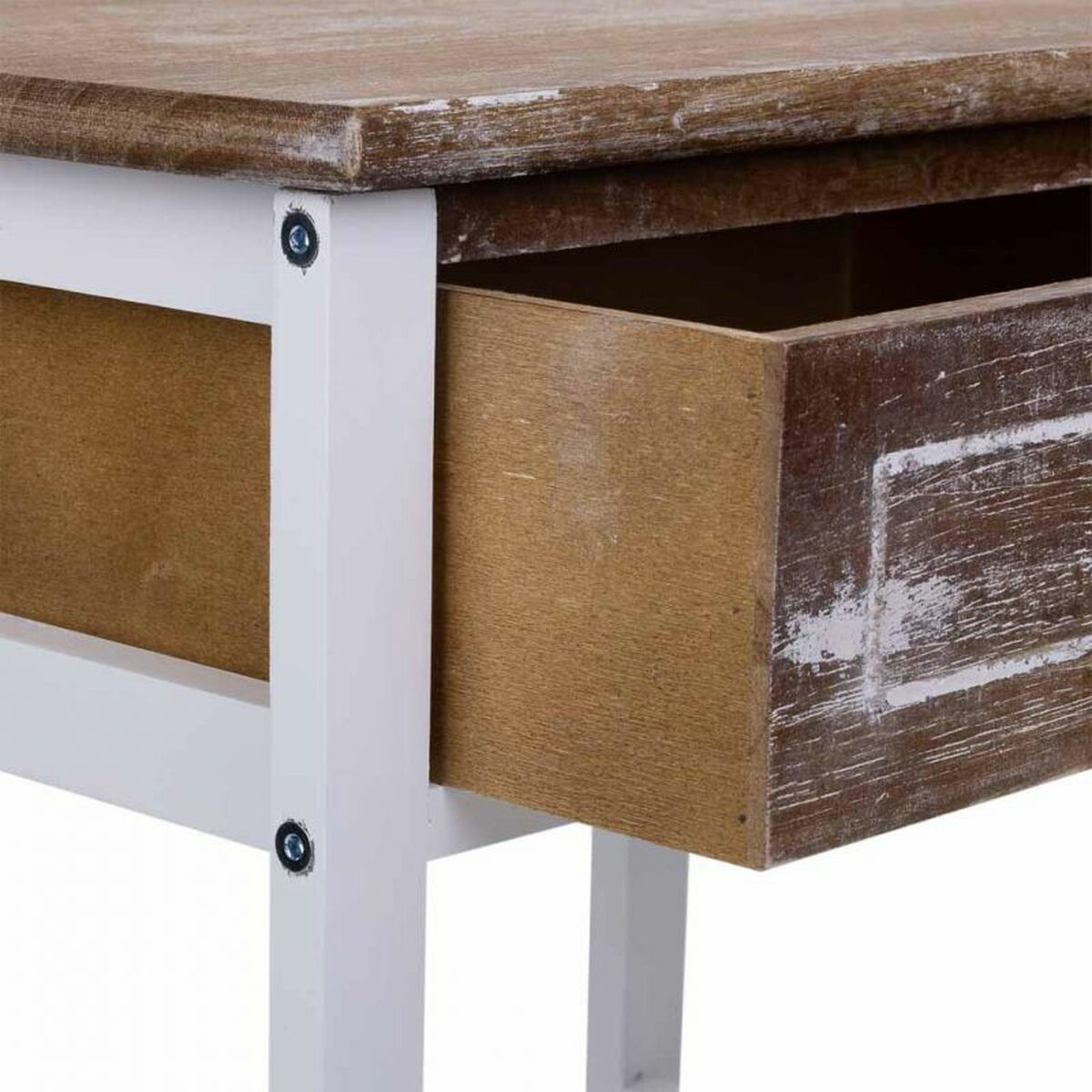 Nightstand Alexandra House Living White 29 x 42 x 40 cm-2