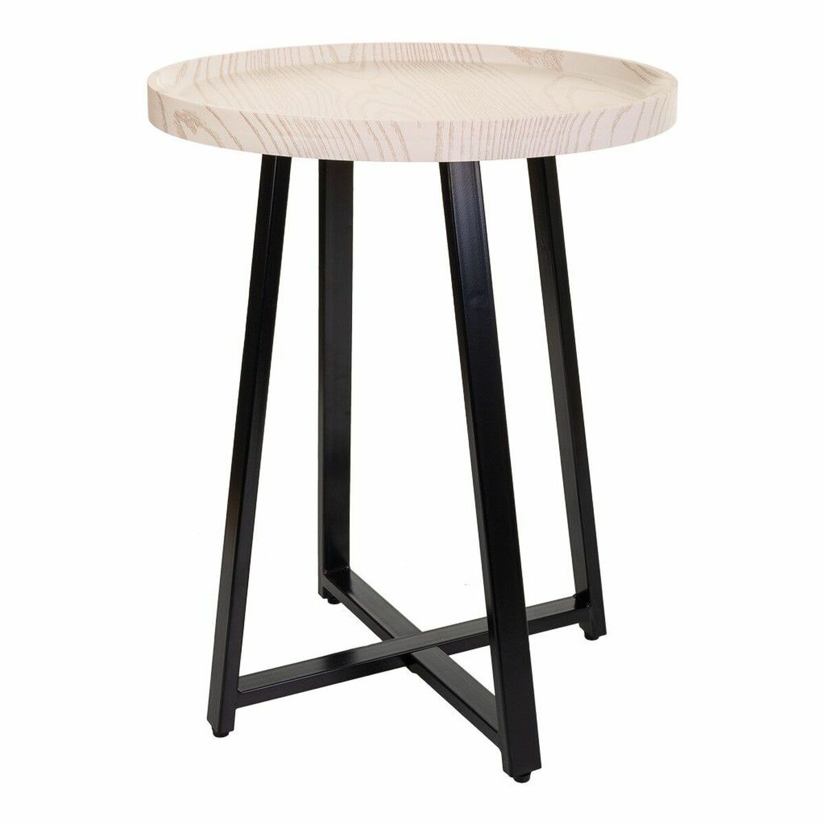 Centre Table Alexandra House Living White Iron MDF Wood 45 x 57 x 45 cm-0