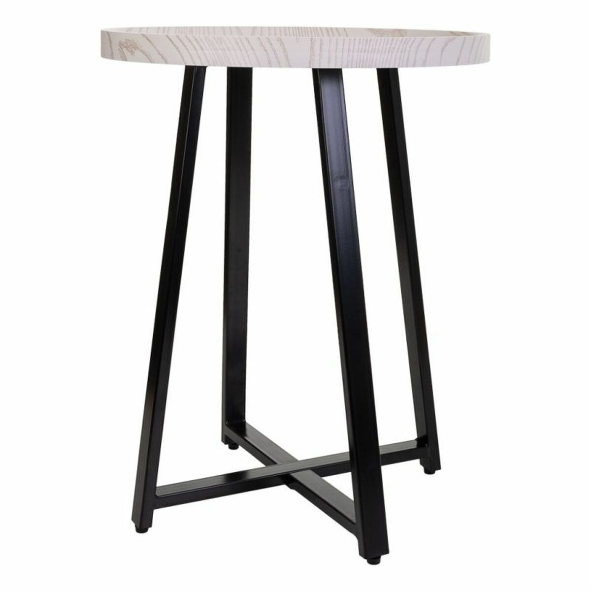 Centre Table Alexandra House Living White Iron MDF Wood 45 x 57 x 45 cm-4