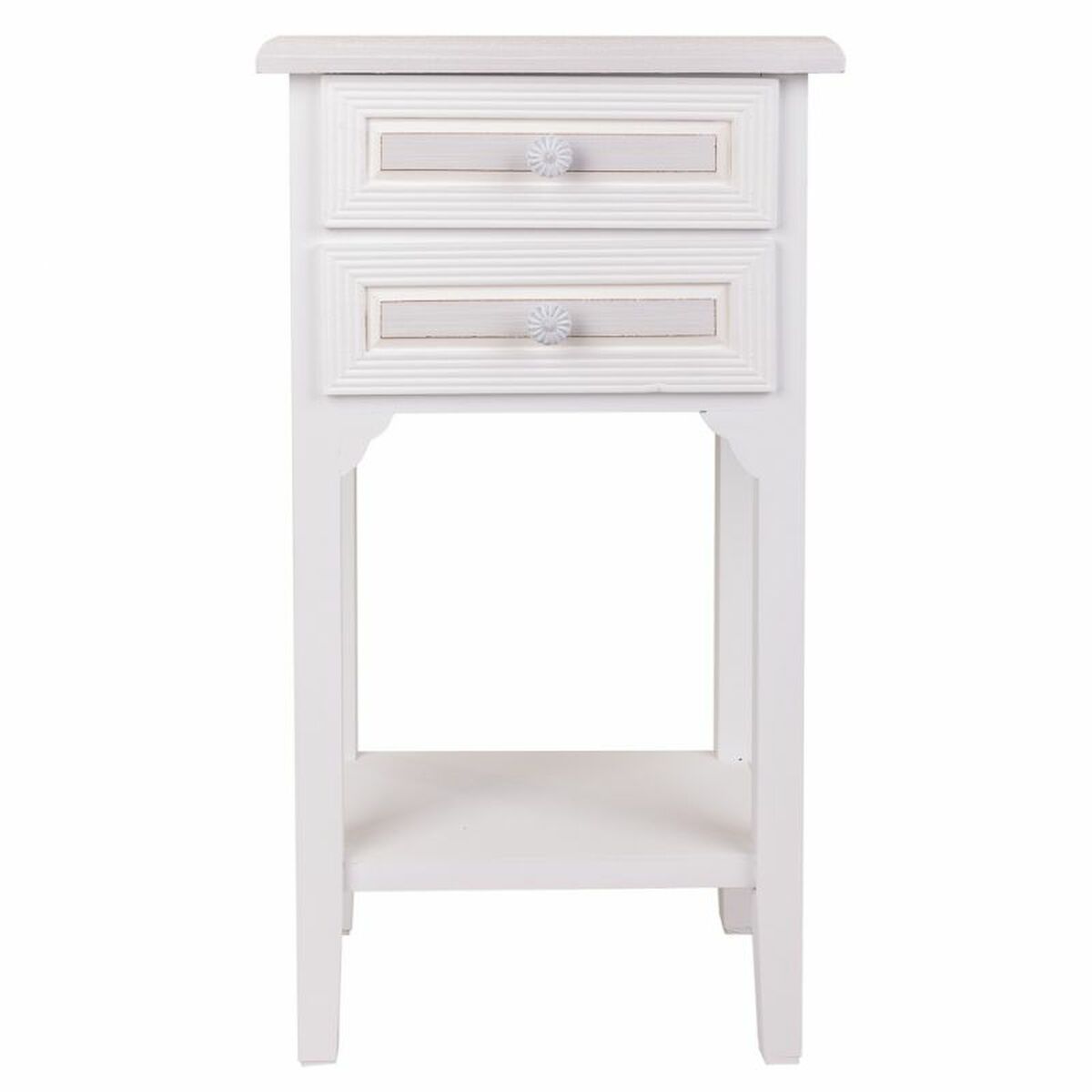 Nightstand Alexandra House Living White 26 x 69 x 37 cm-5