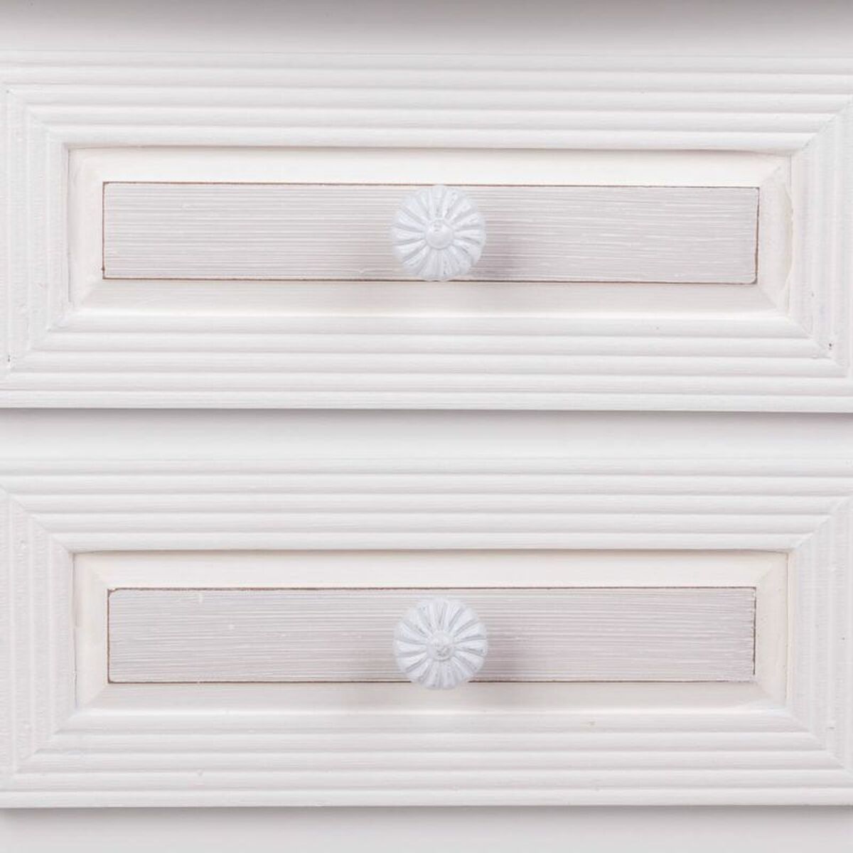 Nightstand Alexandra House Living White 34 x 57 x 42 cm-1