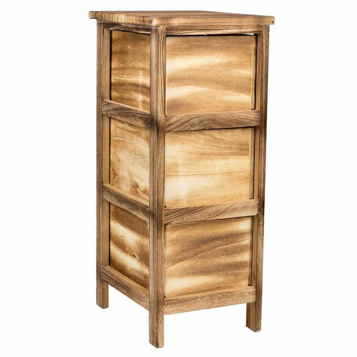 Chest of drawers Alexandra House Living Brown Wood Paolownia wood 32 x 63 x 26 cm-3