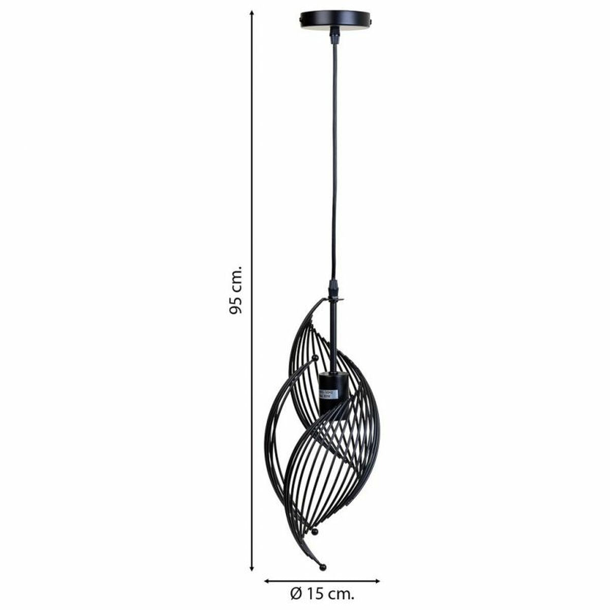 Ceiling Light Alexandra House Living Black-4