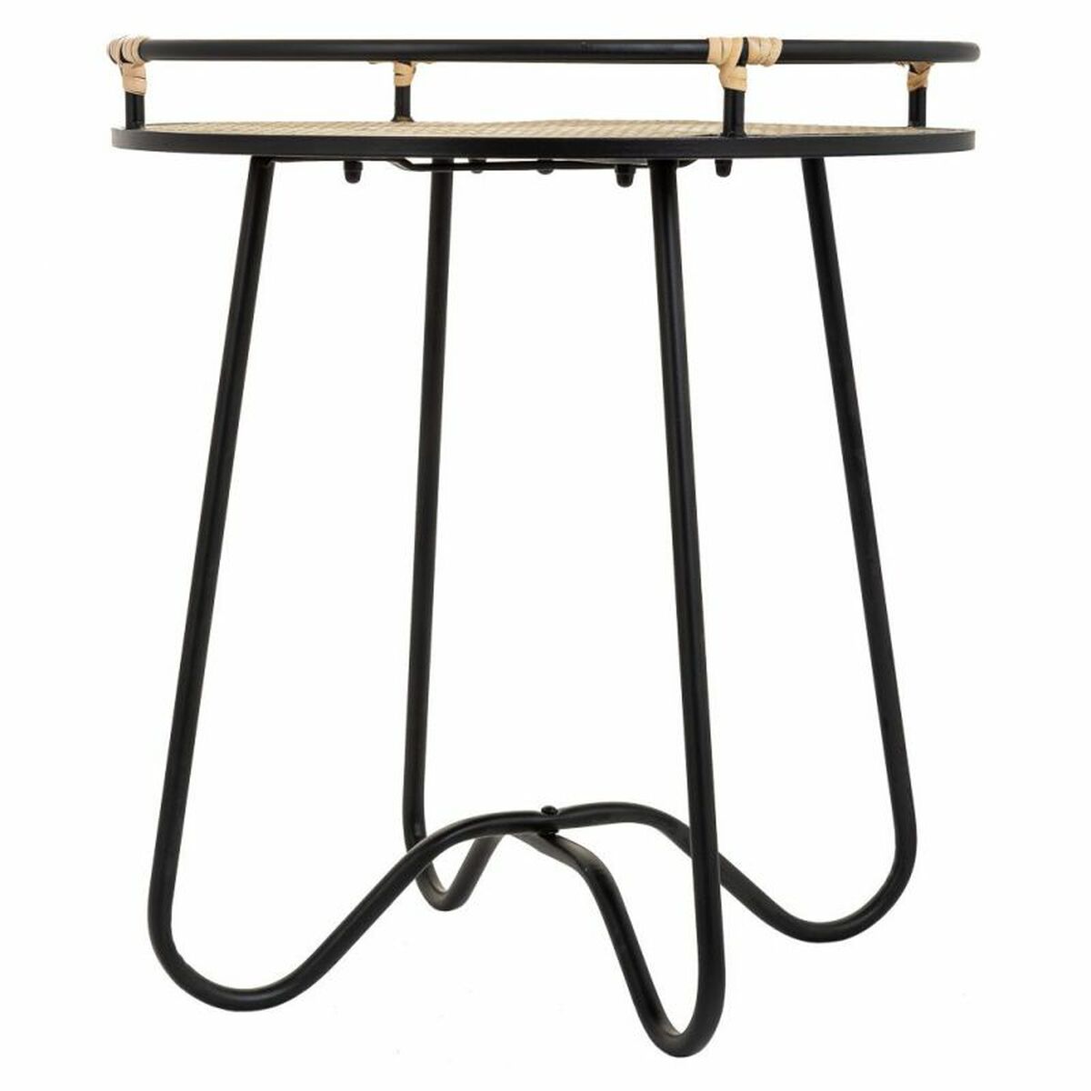 Side table Alexandra House Living Black Iron 45 x 50 x 45 cm-0