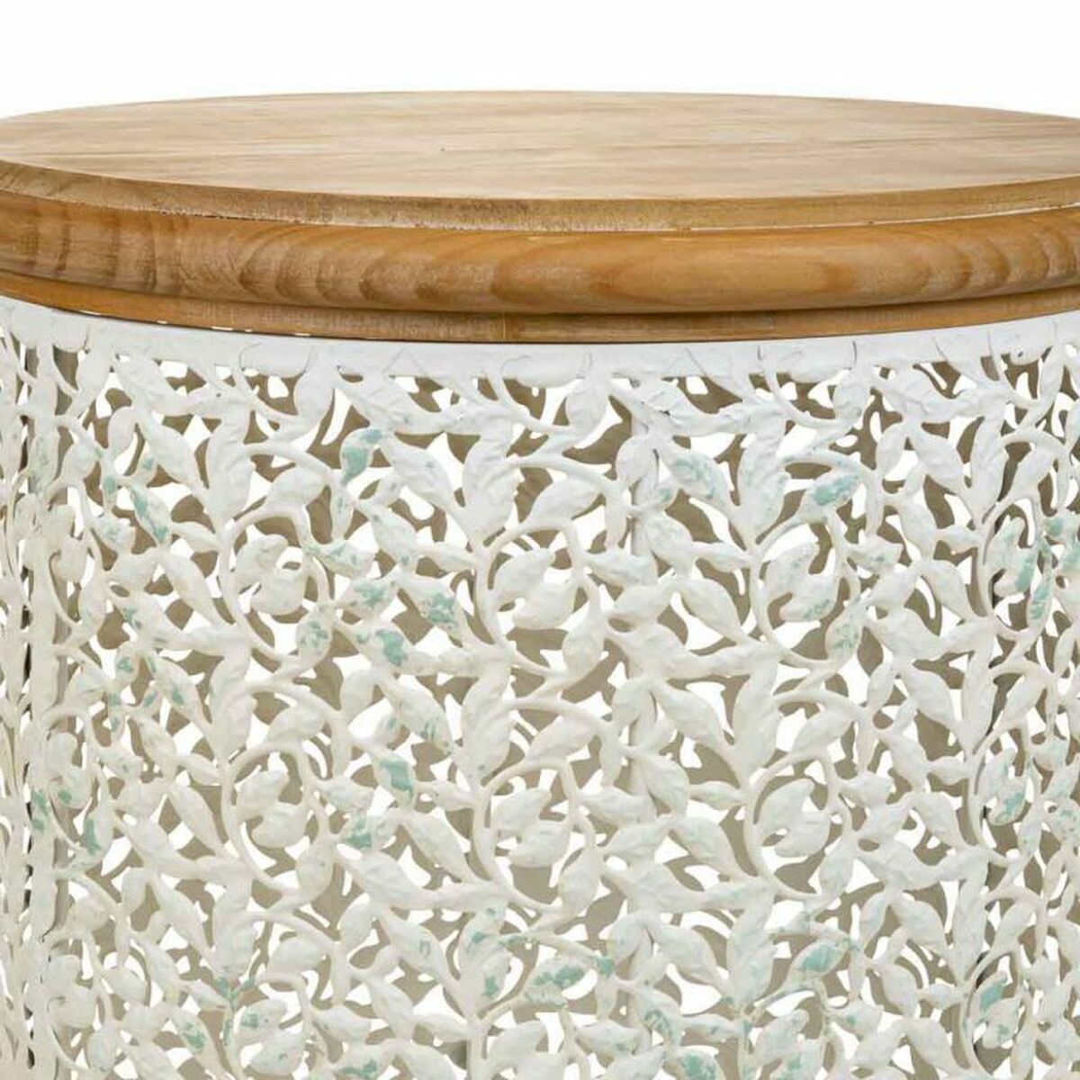 Centre Table Alexandra House Living Brown Metal Fir wood MDF Wood 43 x 55 x 43 cm-3