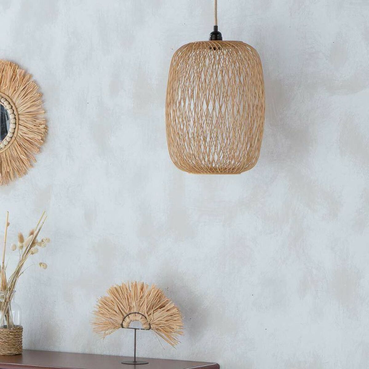 Ceiling Light Alexandra House Living Brown-5
