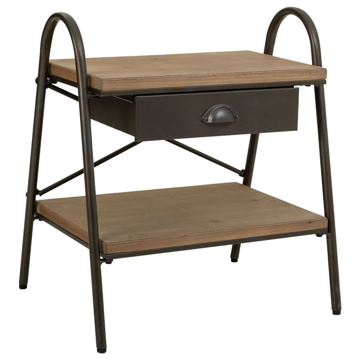 Nightstand Alexandra House Living Brown 42 x 60 x 52 cm-0