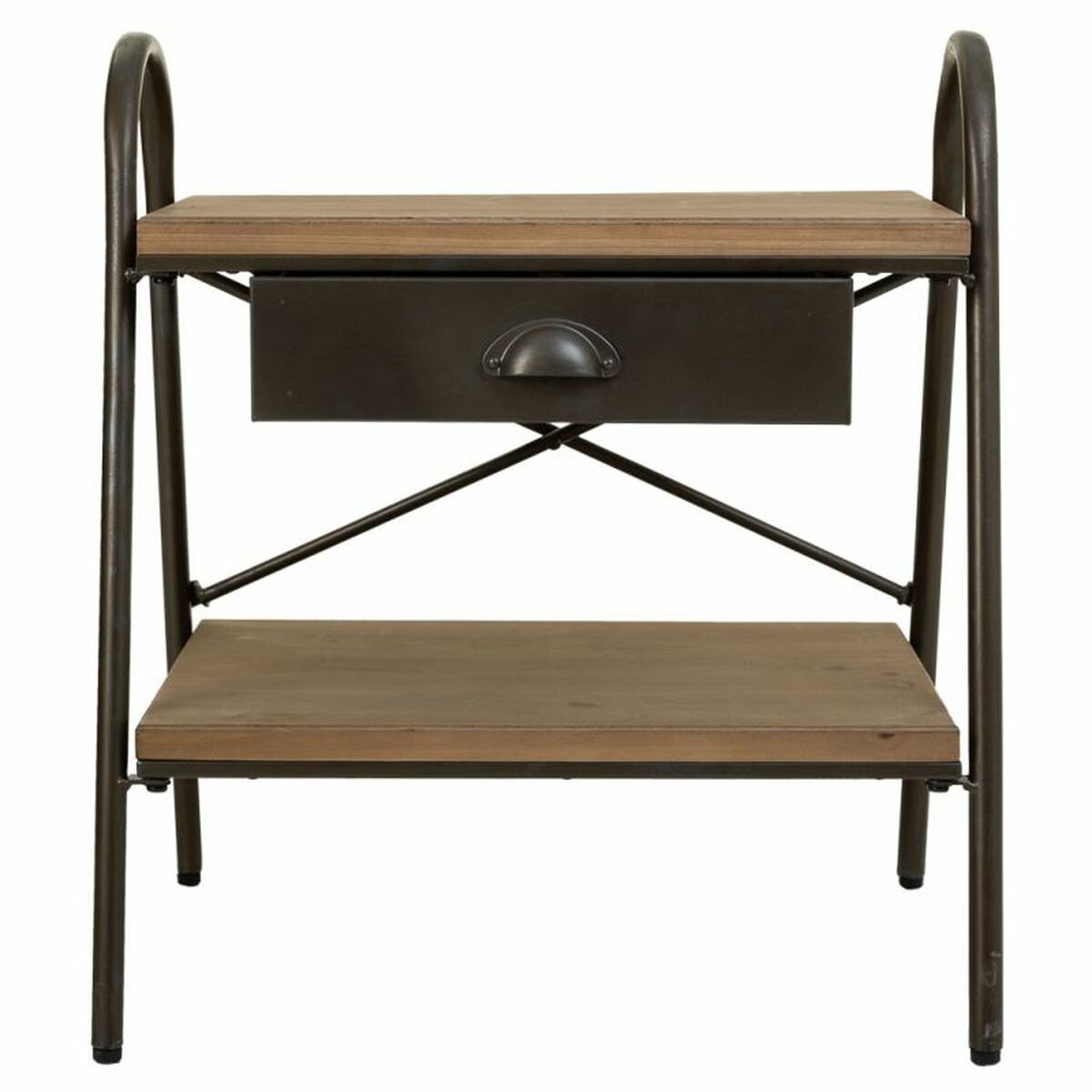 Nightstand Alexandra House Living Brown 42 x 60 x 52 cm-6