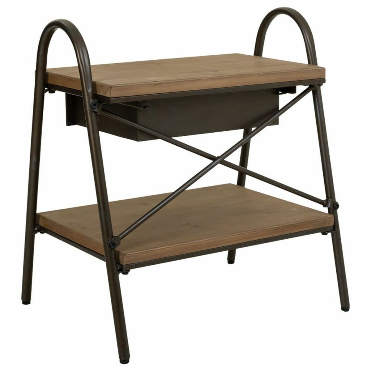 Nightstand Alexandra House Living Brown 42 x 60 x 52 cm-4