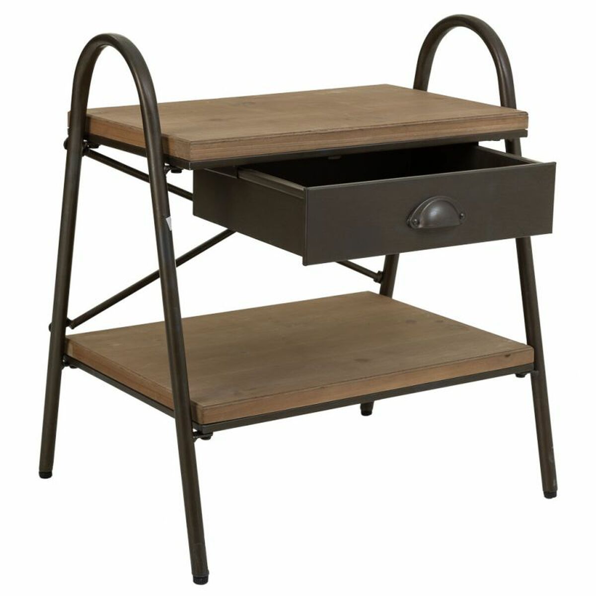 Nightstand Alexandra House Living Brown 42 x 60 x 52 cm-3