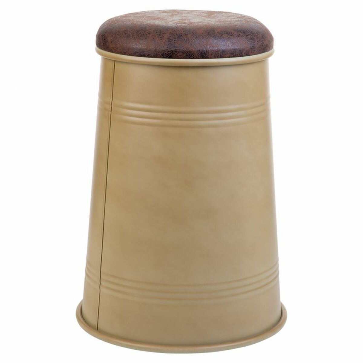 Stool Alexandra House Living Green Polyurethane Metal Particleboard 47 x 27 x 33 cm-4