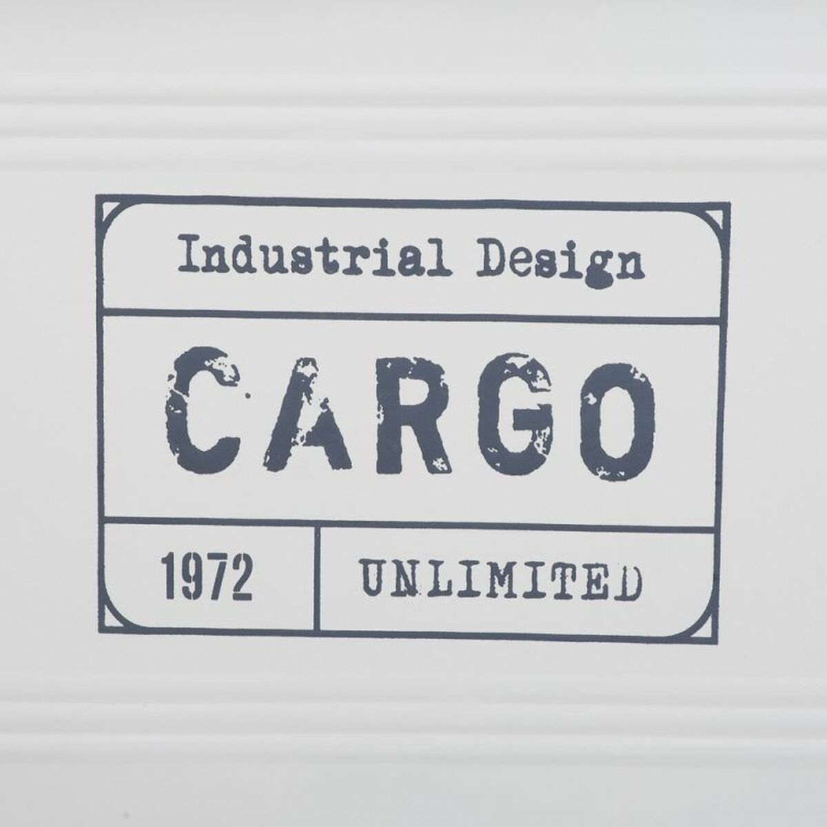 Chest Alexandra House Living Cargo White Hemp Metal Fir wood 38 x 60 x 33 cm-1