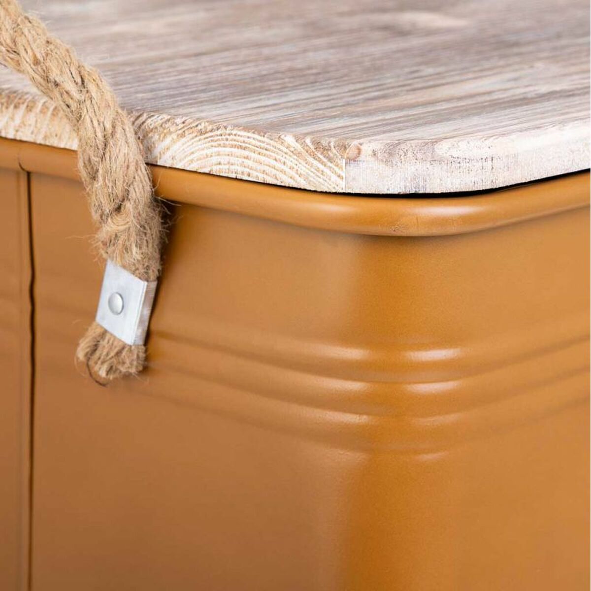 Nightstand Alexandra House Living Brown 34 x 34 x 55 cm-2