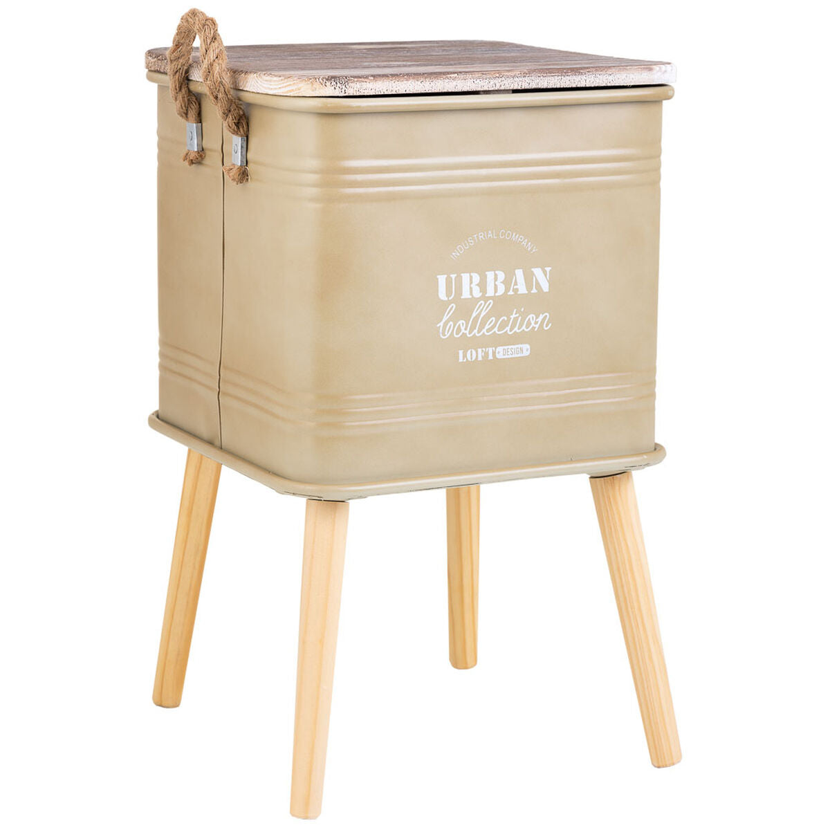 Nightstand Alexandra House Living Green 34 x 34 x 55 cm-0