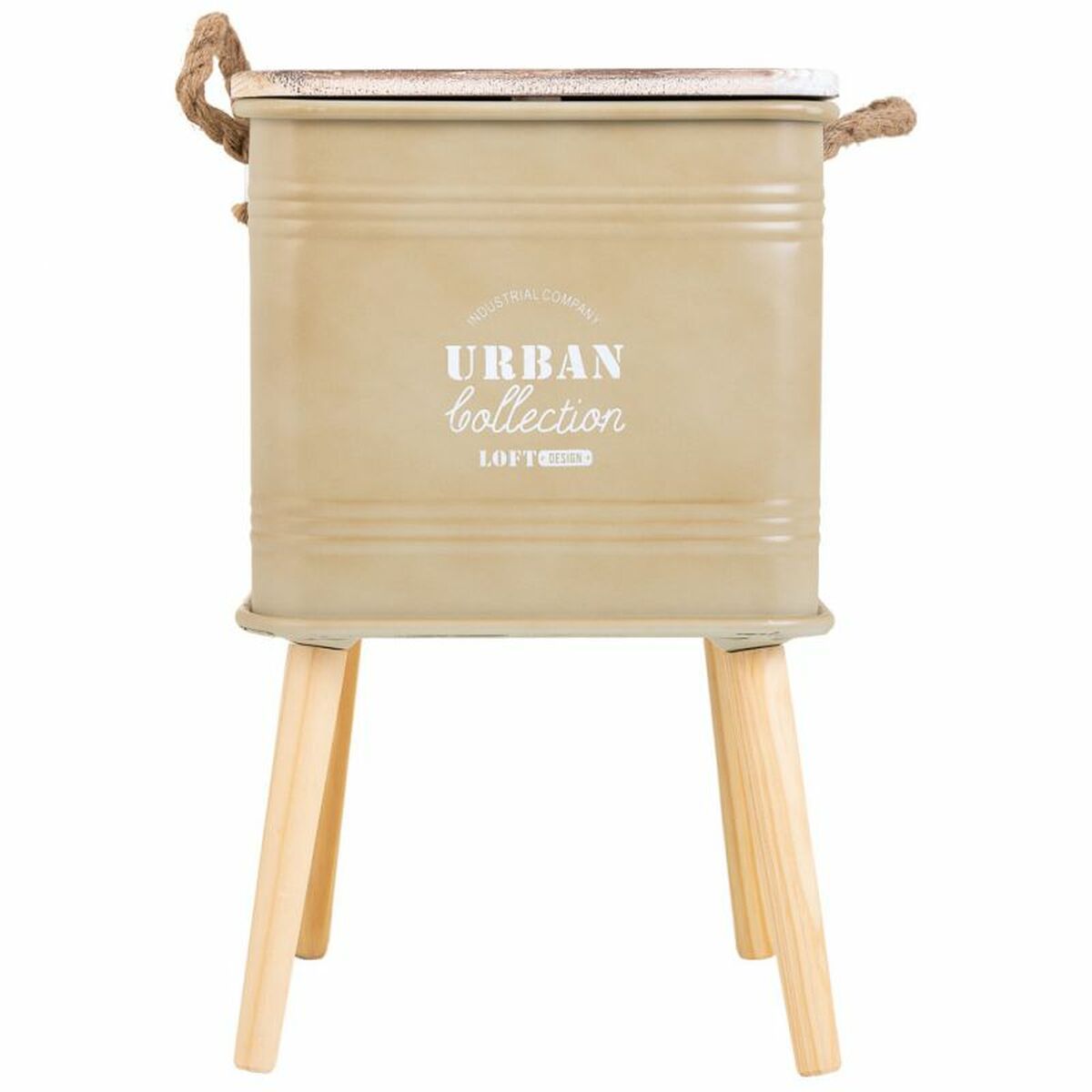 Nightstand Alexandra House Living Green 34 x 34 x 55 cm-7