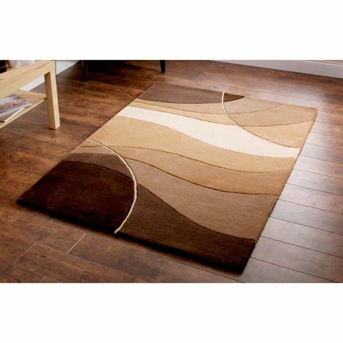 Carpet Alexandra House Living Brown Beige 170 x 3 x 120 cm Rectangular-1