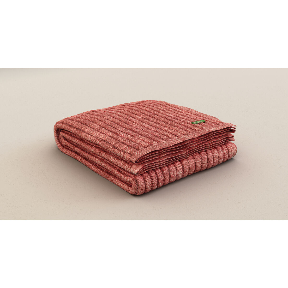 Blanket Benetton Red 140 x 190 cm Acrylic-2