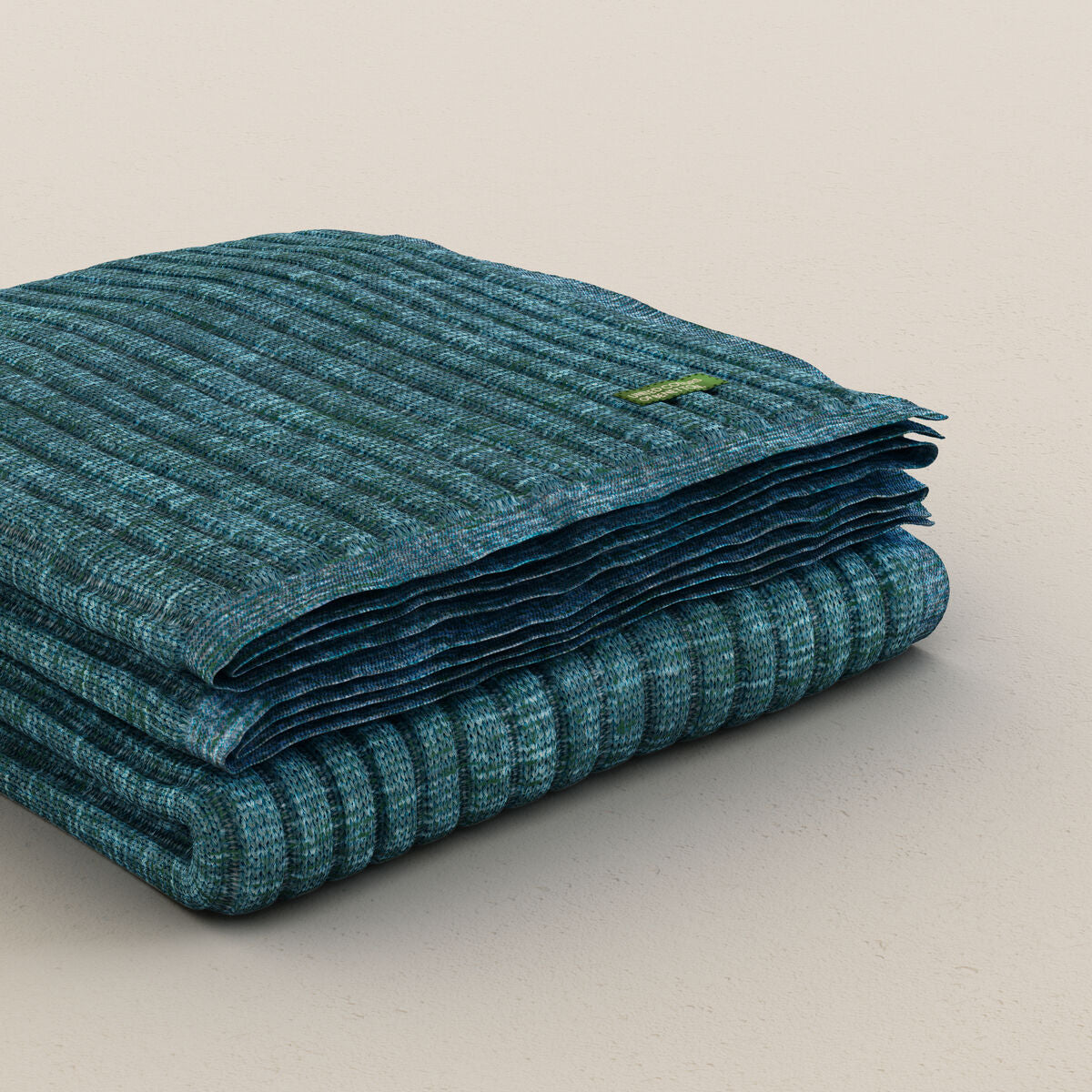 Blanket Benetton Blue 140 x 190 cm Acrylic-2