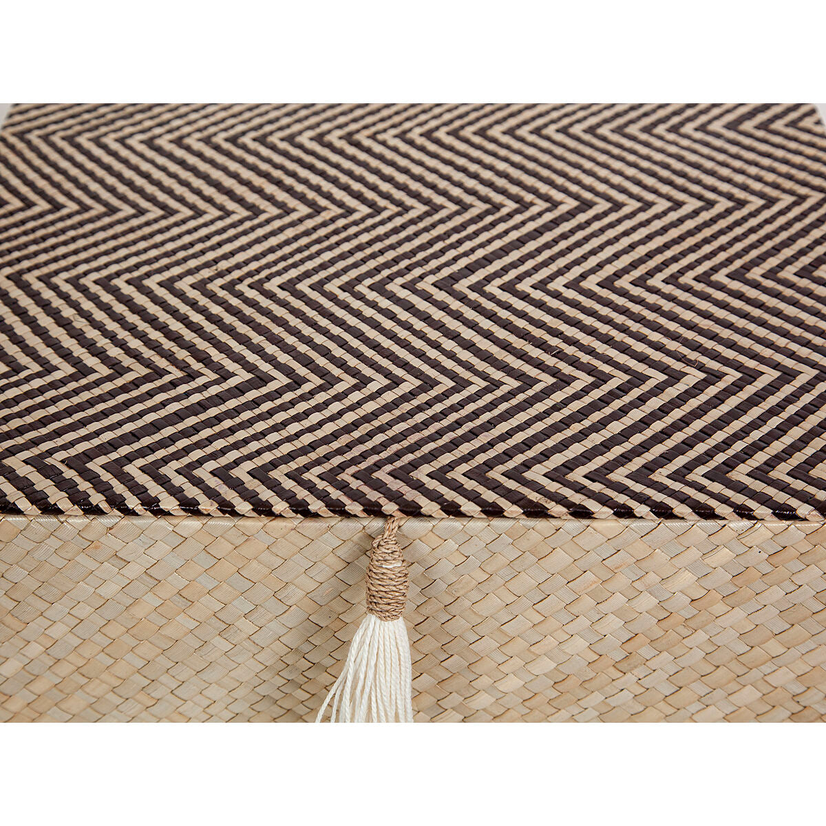 Set of decorative boxes Romimex Beige (3 Pieces)-1