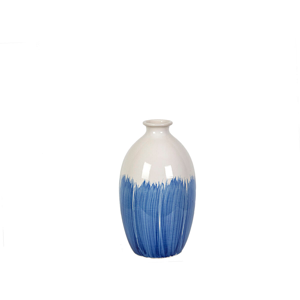 Vase Romimex Blue White Ceramic 18 x 31 x 18 cm-0