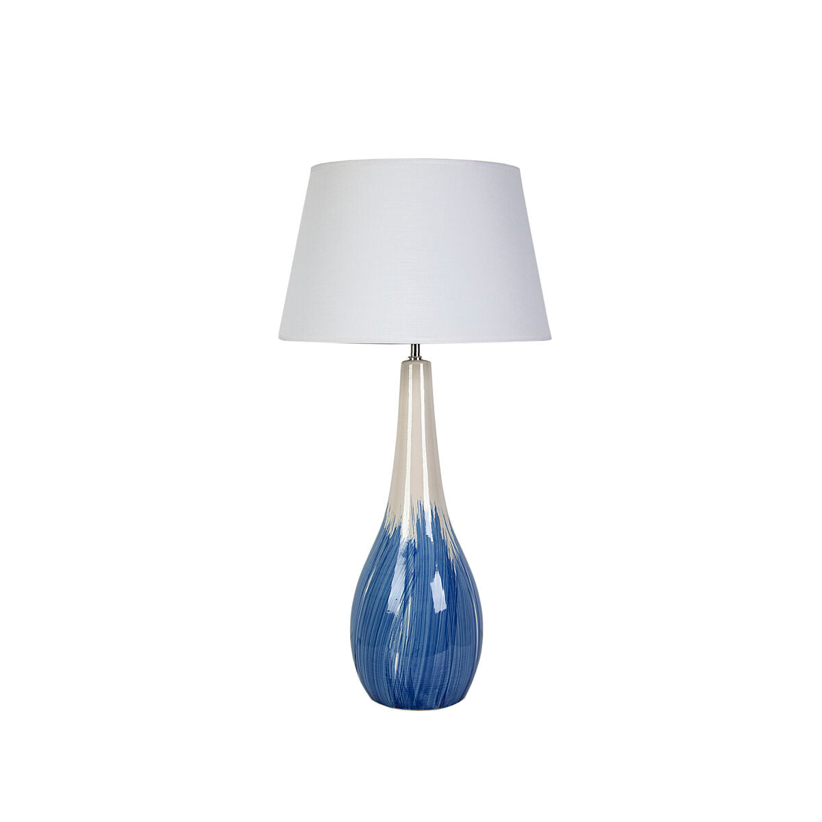 Desk lamp Romimex Blue White Ceramic 18 x 60 x 18 cm-0