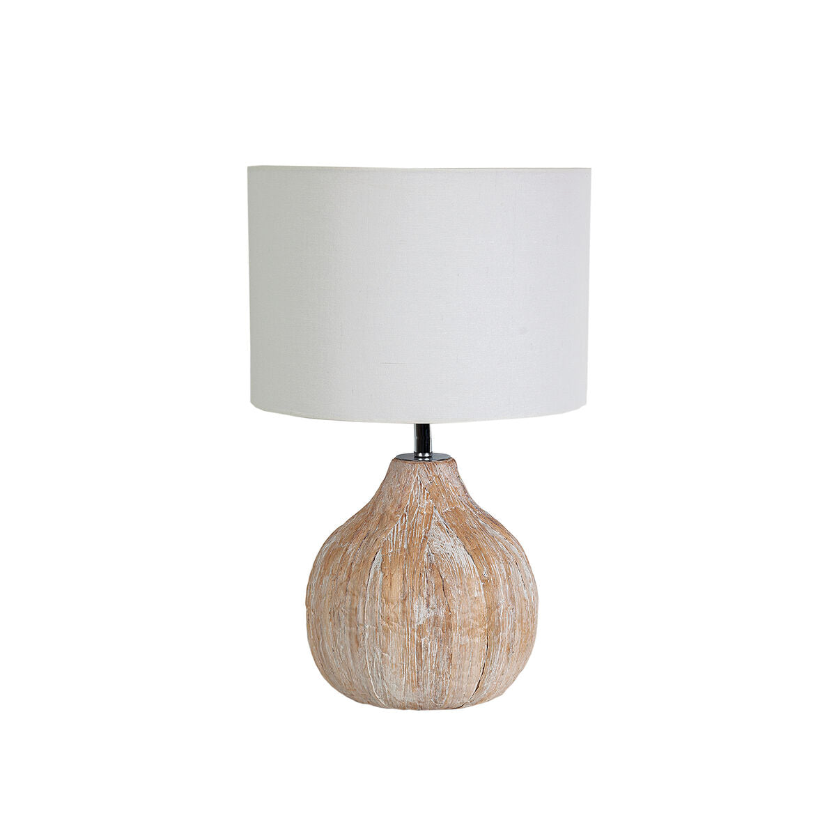 Desk lamp Romimex Beige Bamboo Fibre 36 x 60 x 36 cm-0