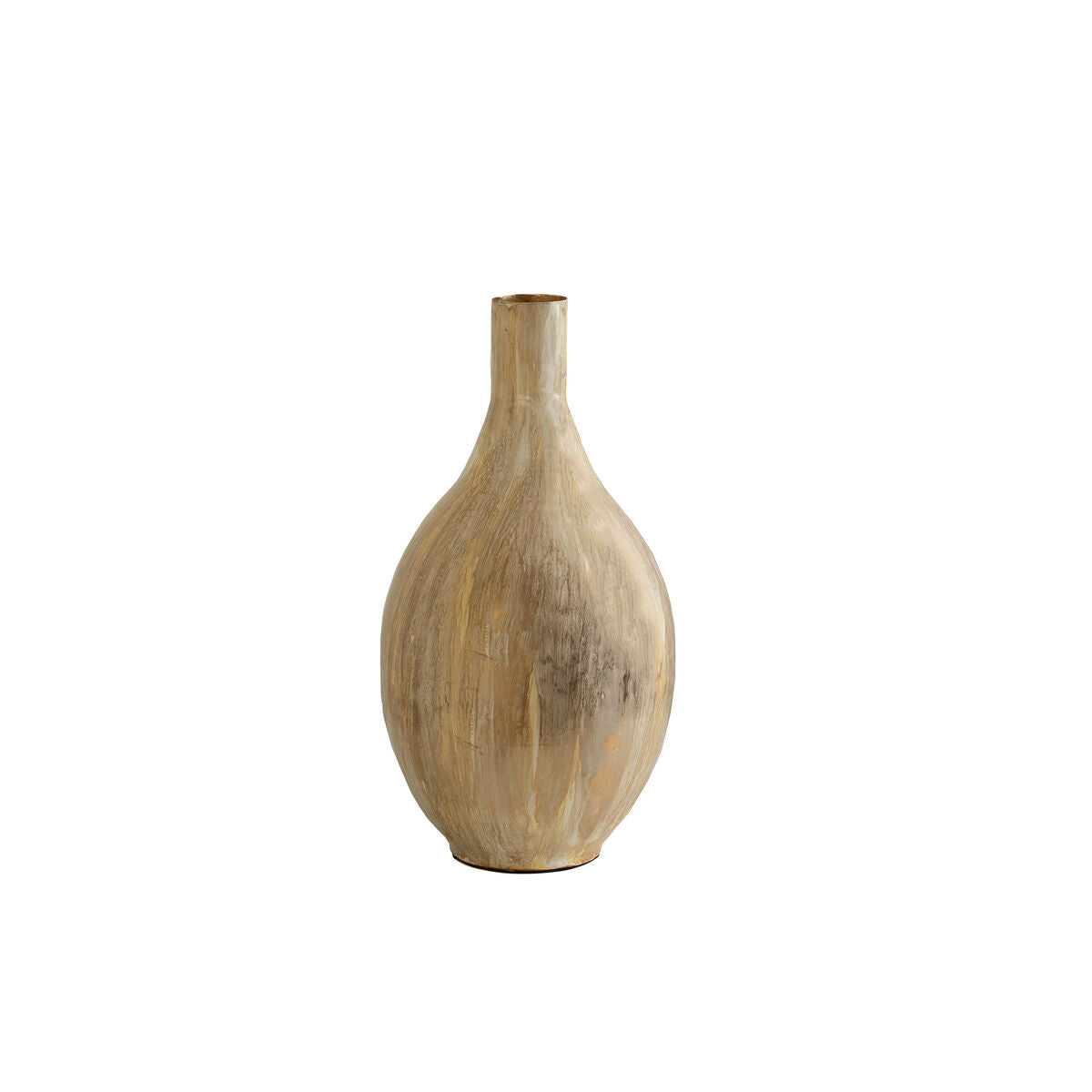 Vase Romimex Beige Aluminium 23 x 43 x 23 cm-0