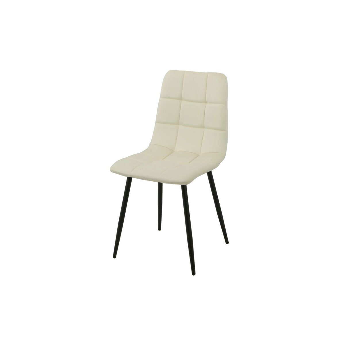 Chair Romimex White Velvet Metal 45 x 89 x 55 cm-0