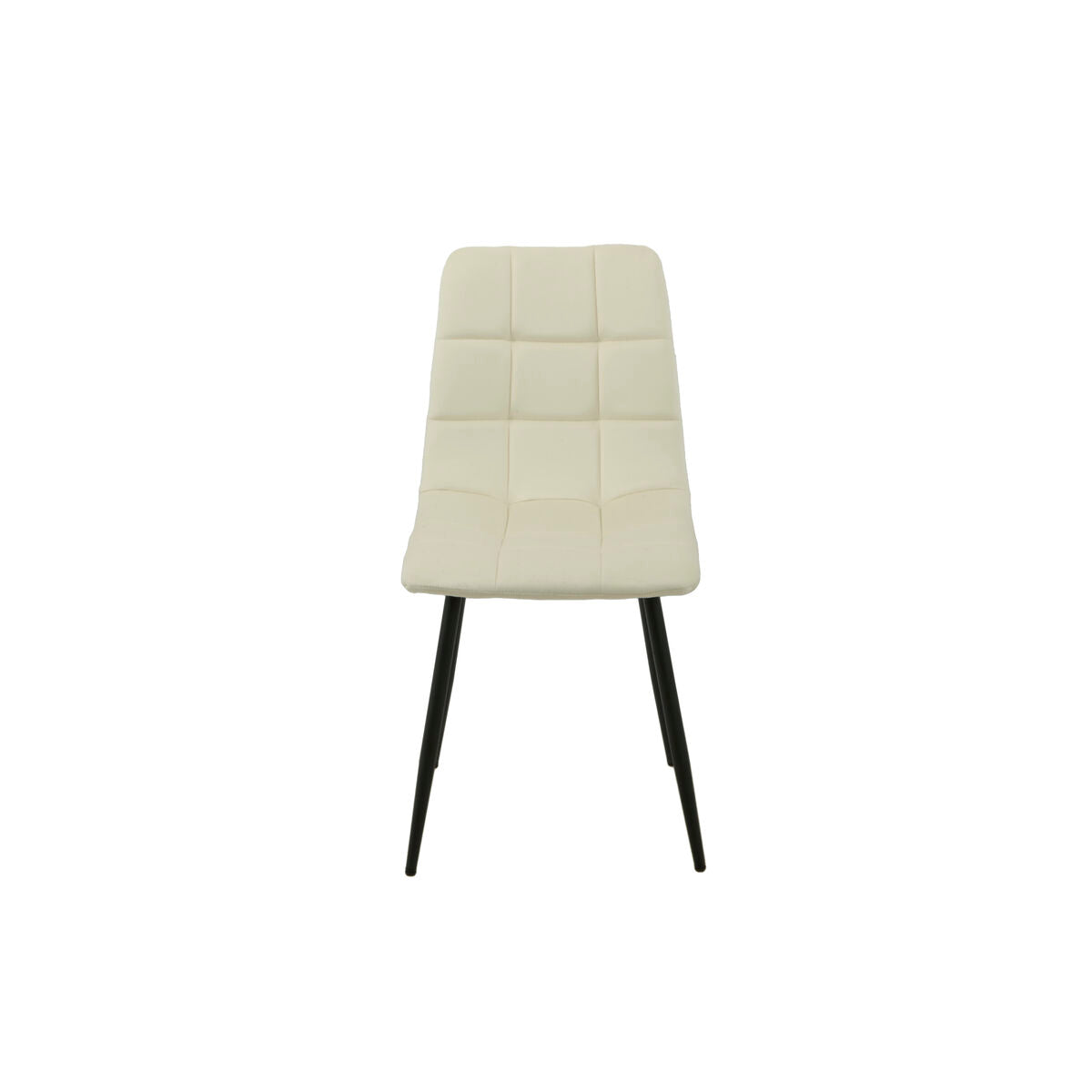 Chair Romimex White Velvet Metal 45 x 89 x 55 cm-4