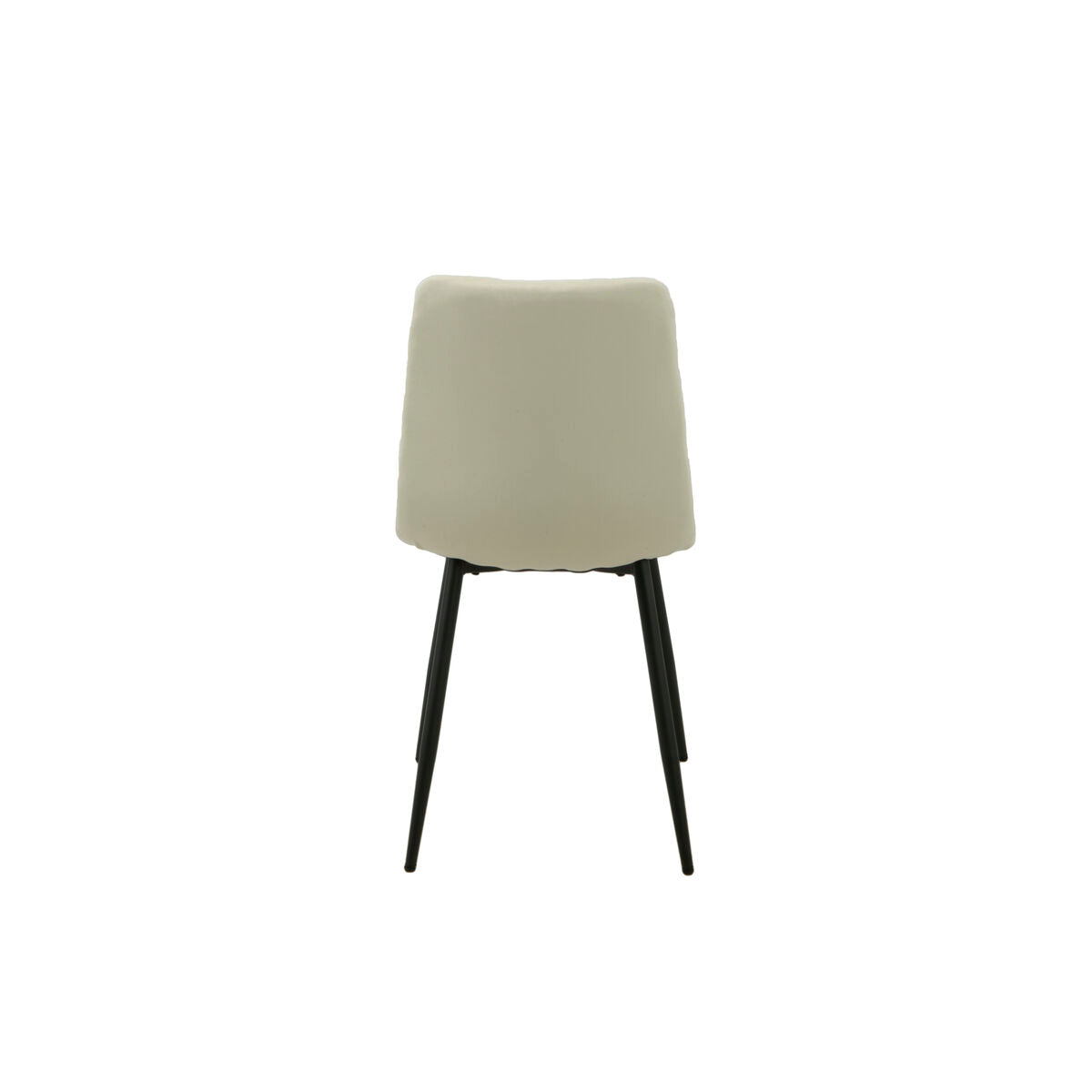 Chair Romimex White Velvet Metal 45 x 89 x 55 cm-1