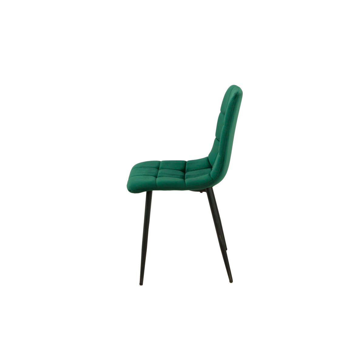 Chair Romimex Green Velvet Metal 45 x 89 x 55 cm-3