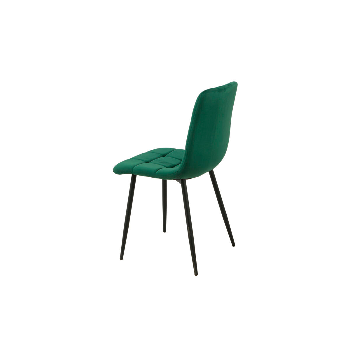 Chair Romimex Green Velvet Metal 45 x 89 x 55 cm-2