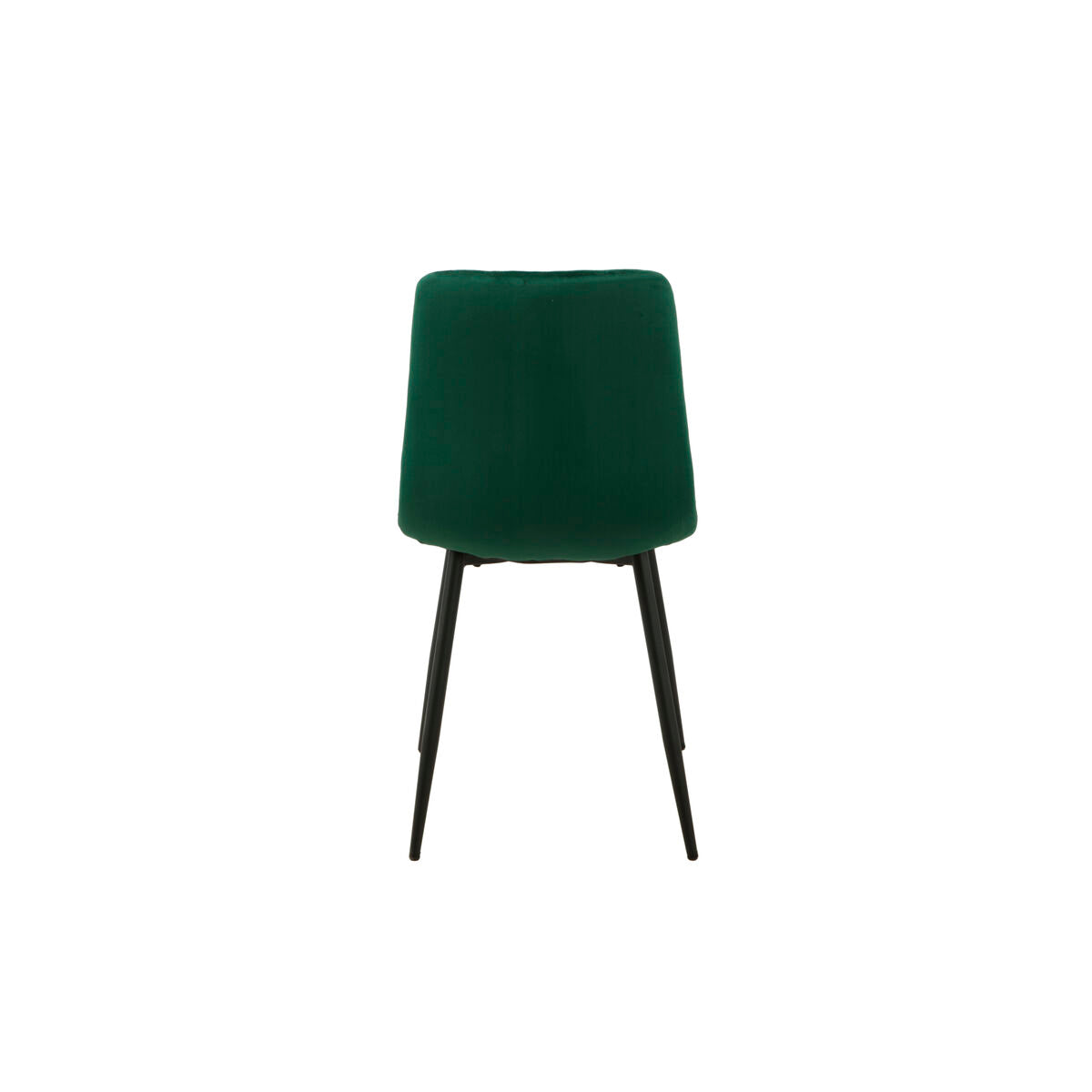 Chair Romimex Green Velvet Metal 45 x 89 x 55 cm-1