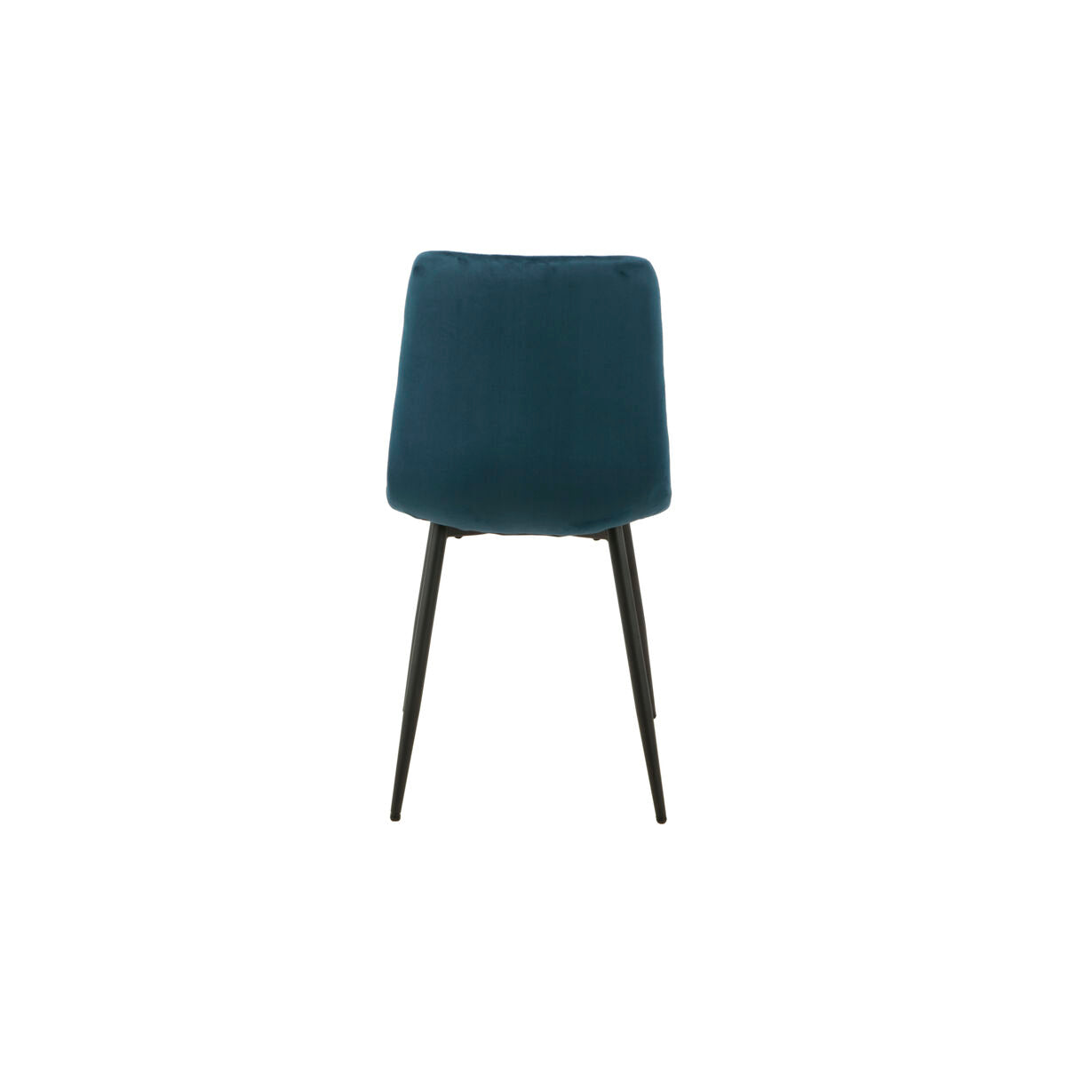 Chair Romimex Blue Velvet Metal 45 x 89 x 55 cm-1