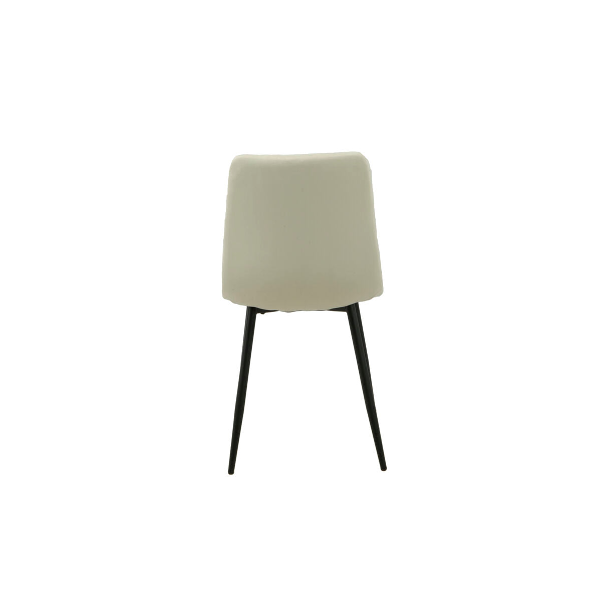 Chair Romimex White Velvet Metal 45 x 89 x 55 cm-1