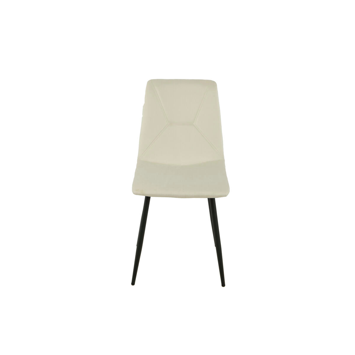Chair Romimex White Velvet Metal 45 x 89 x 55 cm-4