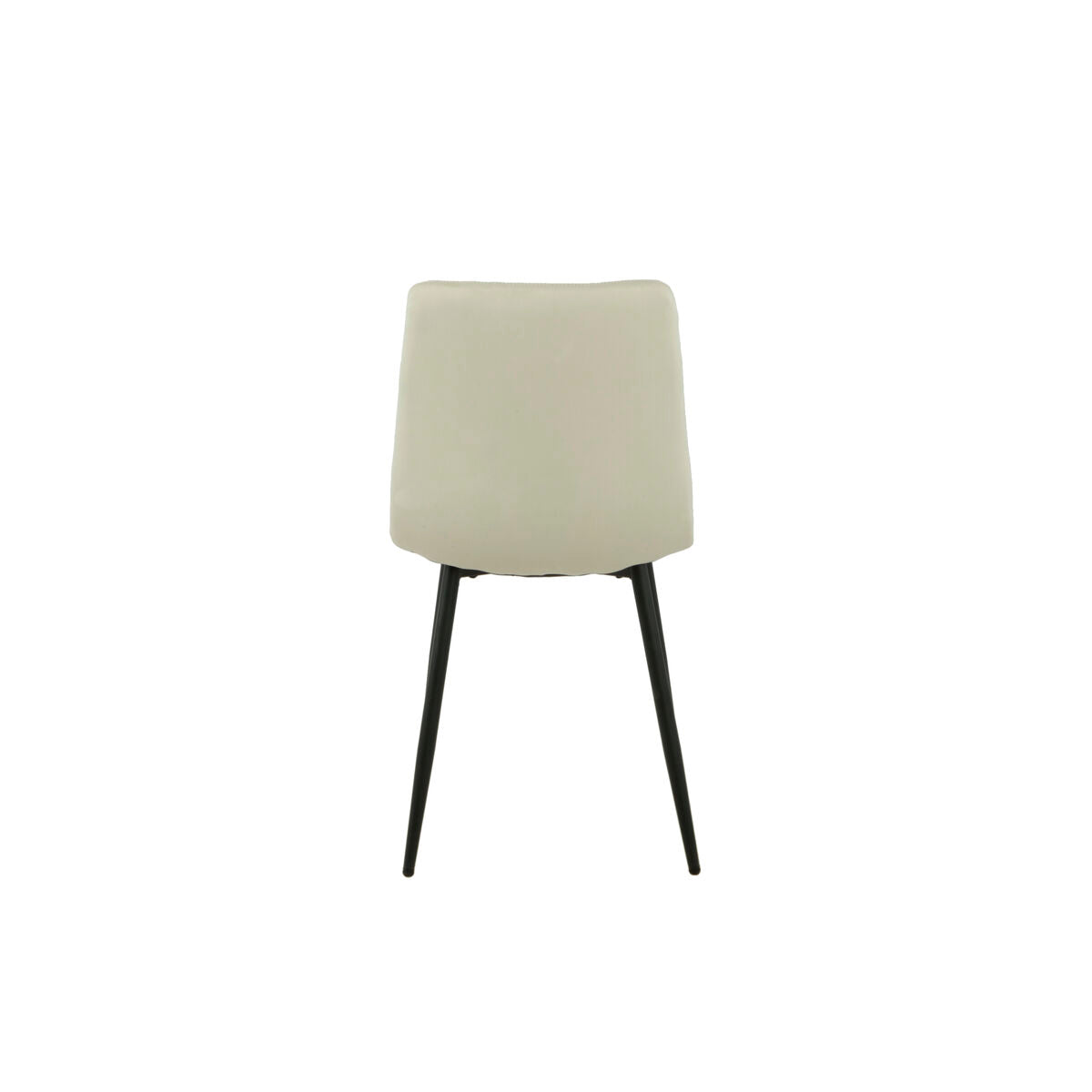 Chair Romimex White Velvet Metal 45 x 89 x 55 cm-1