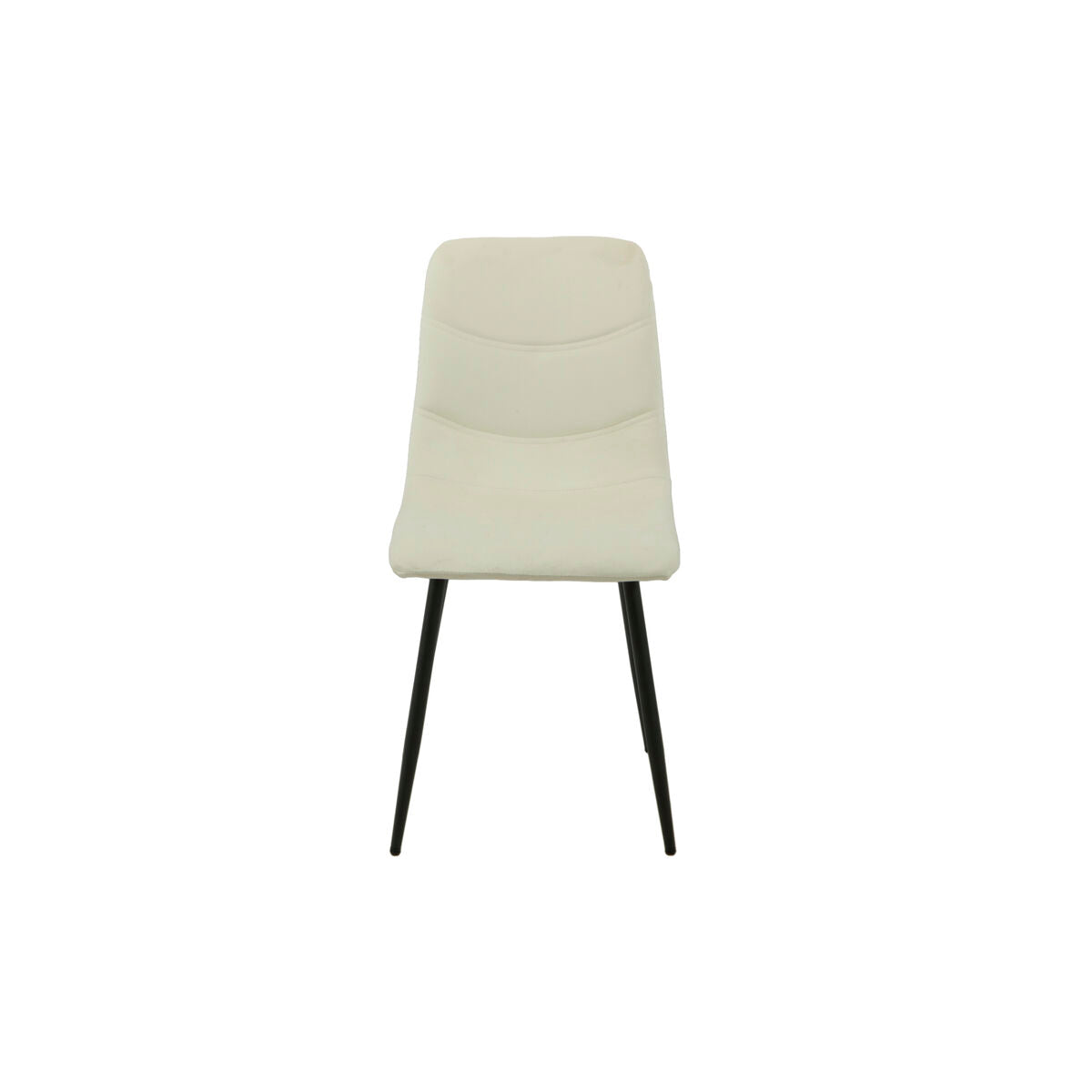 Chair Romimex White Velvet Metal 45 x 89 x 55 cm-4