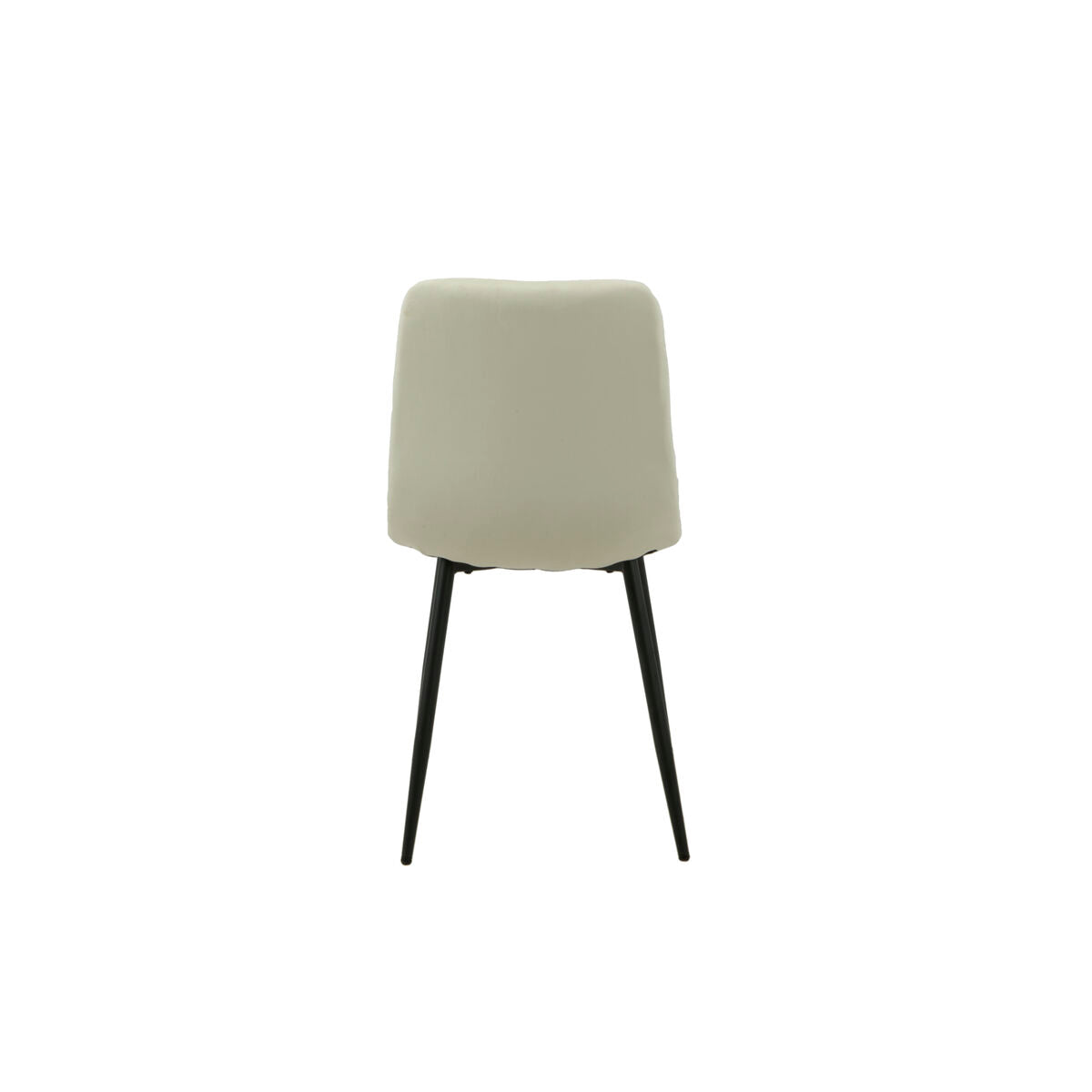 Chair Romimex White Velvet Metal 45 x 89 x 55 cm-1