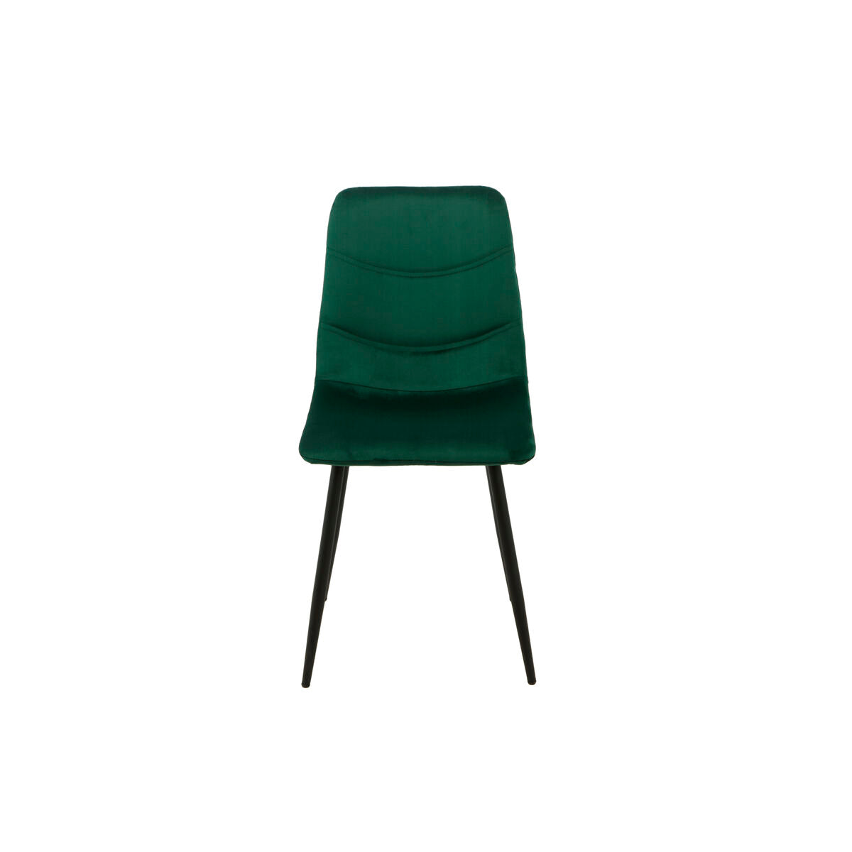 Chair Romimex Green Velvet Metal 45 x 89 x 55 cm-4