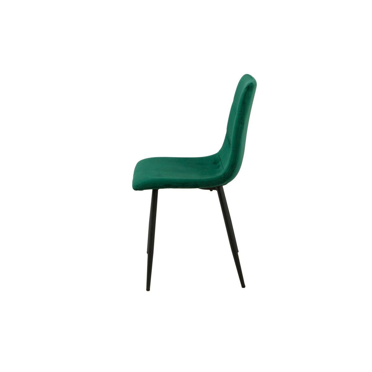 Chair Romimex Green Velvet Metal 45 x 89 x 55 cm-3