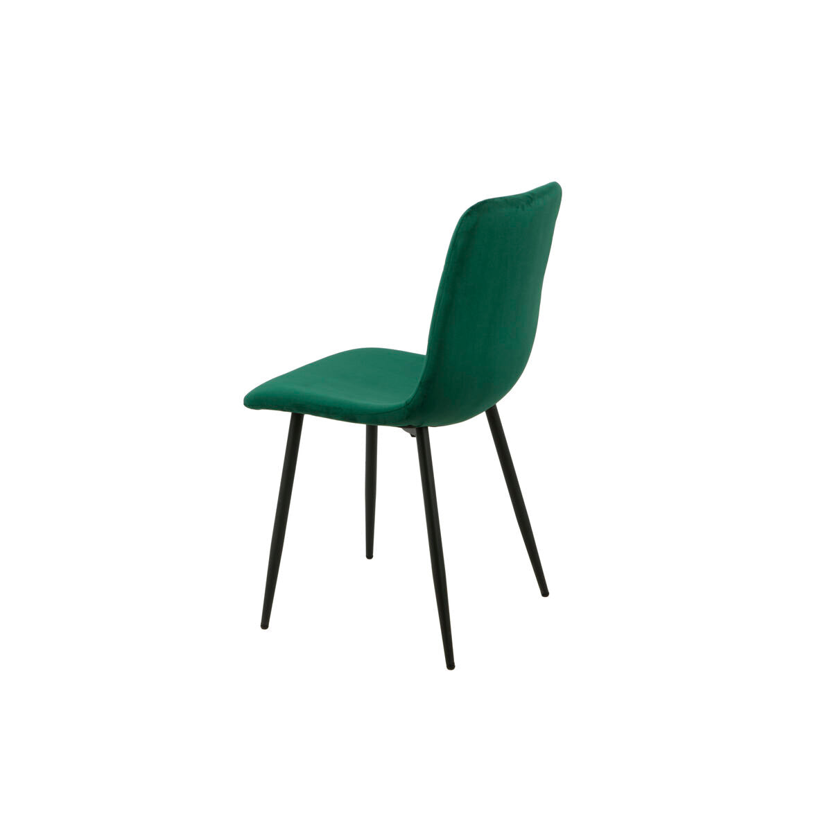 Chair Romimex Green Velvet Metal 45 x 89 x 55 cm-2