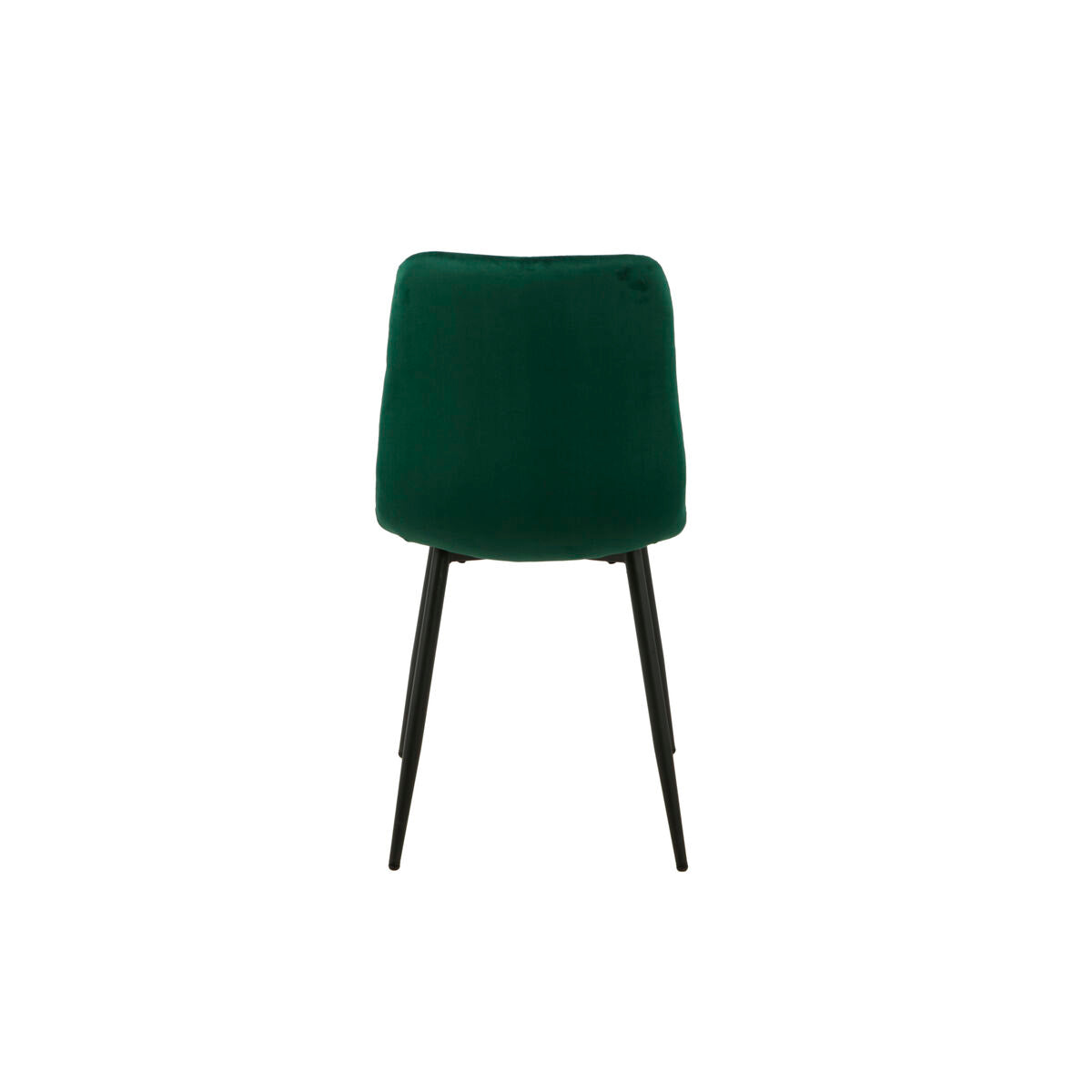 Chair Romimex Green Velvet Metal 45 x 89 x 55 cm-1