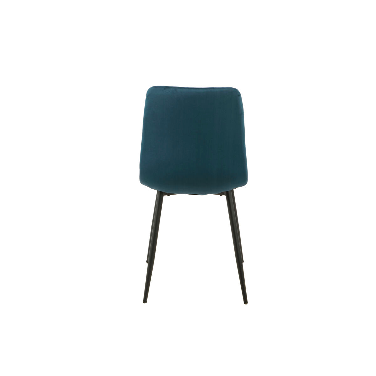Chair Romimex Blue Velvet Metal 45 x 89 x 55 cm-1